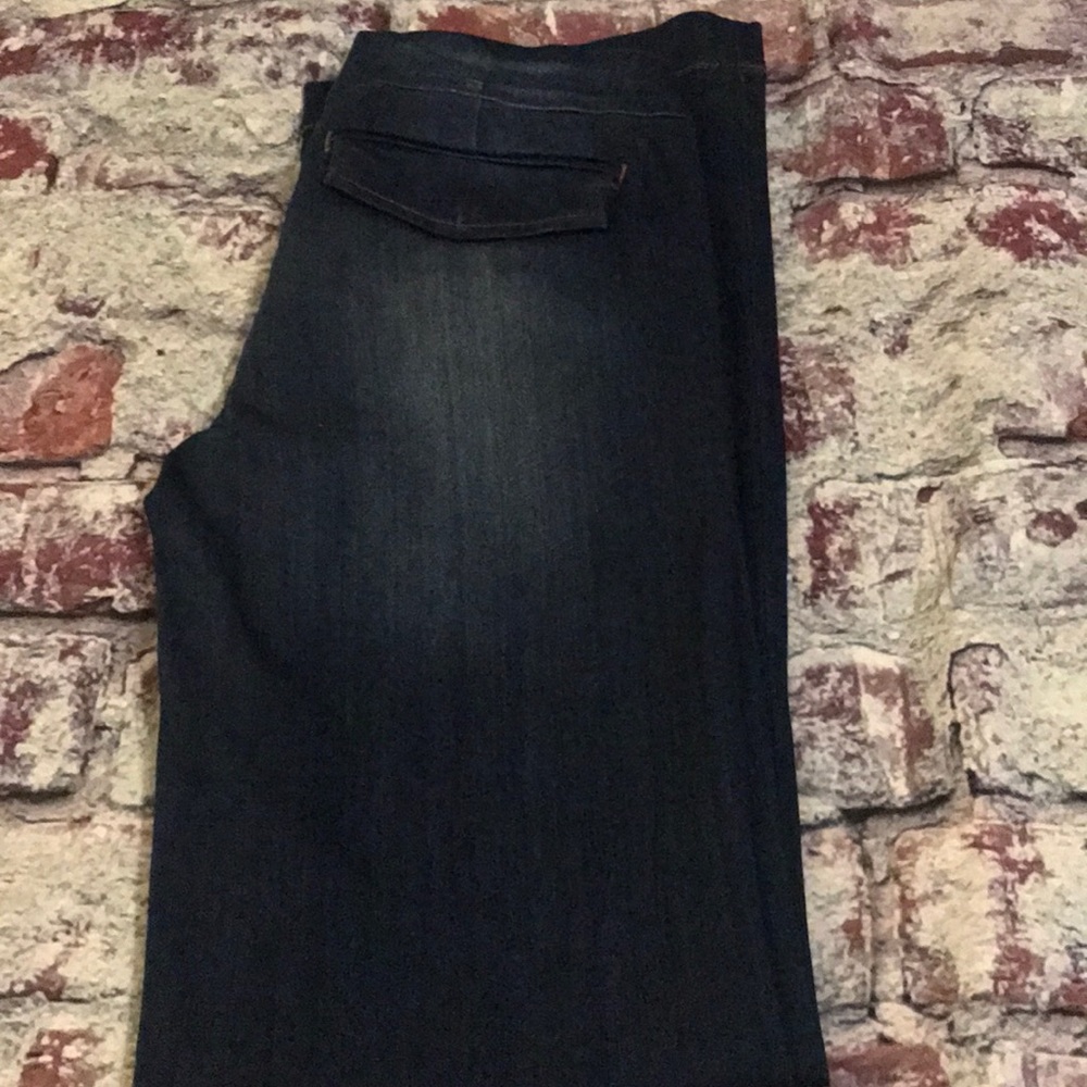 Trouser denim pants.